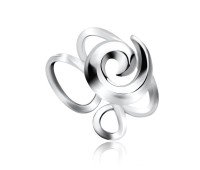 Spiral Shaped Silver Ear Cuff EC2-07